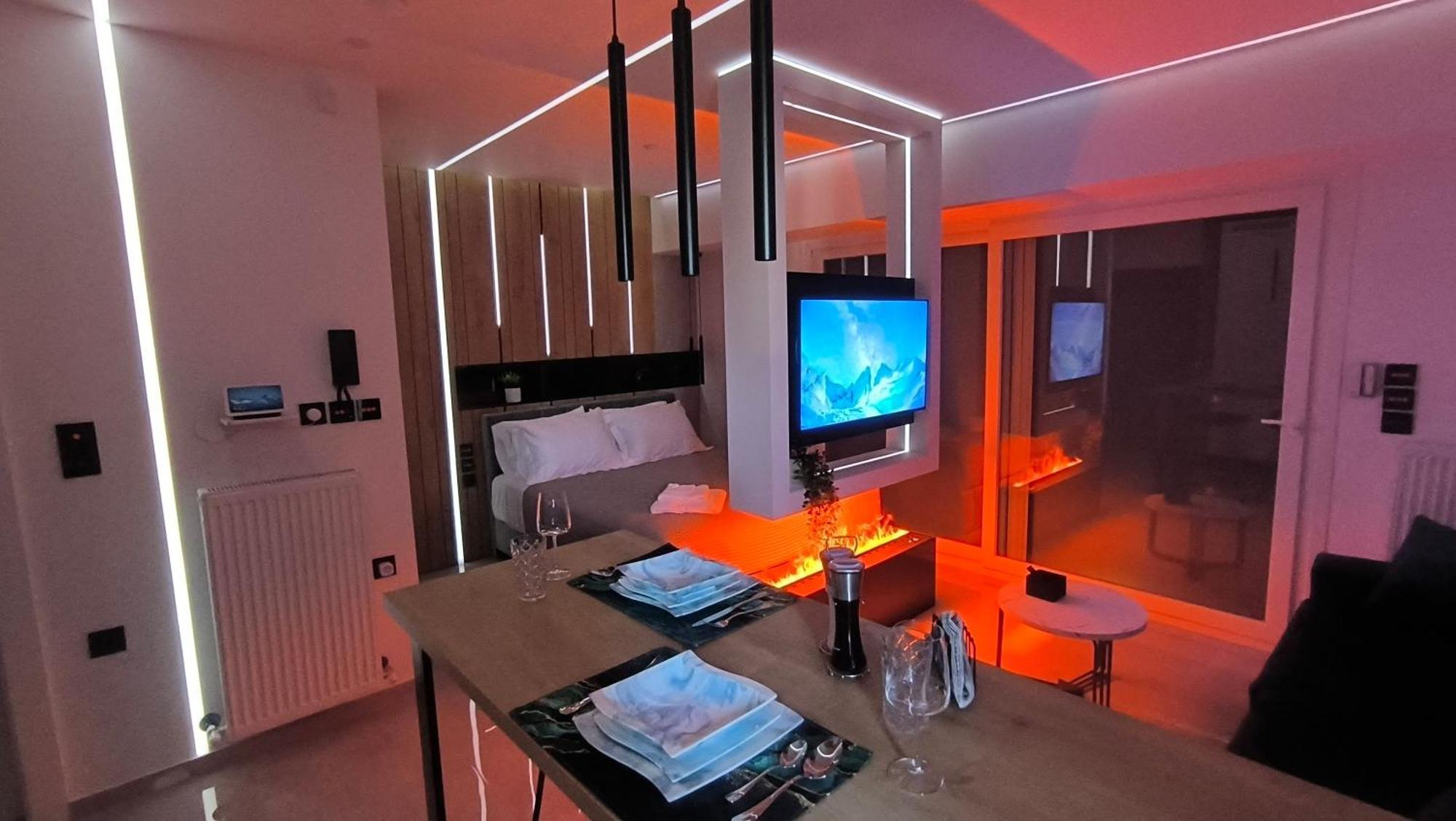 Larisa Absolute Suites, Sky View Smart Home Kültér fotó
