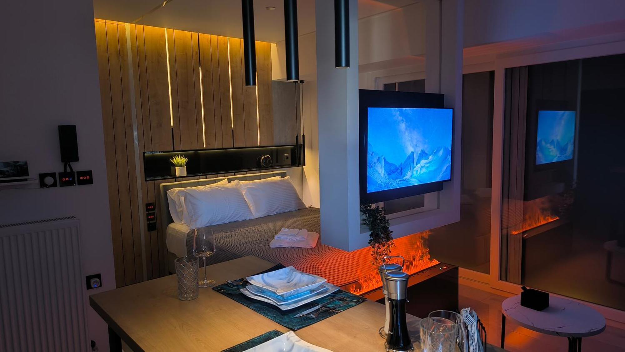 Larisa Absolute Suites, Sky View Smart Home Kültér fotó