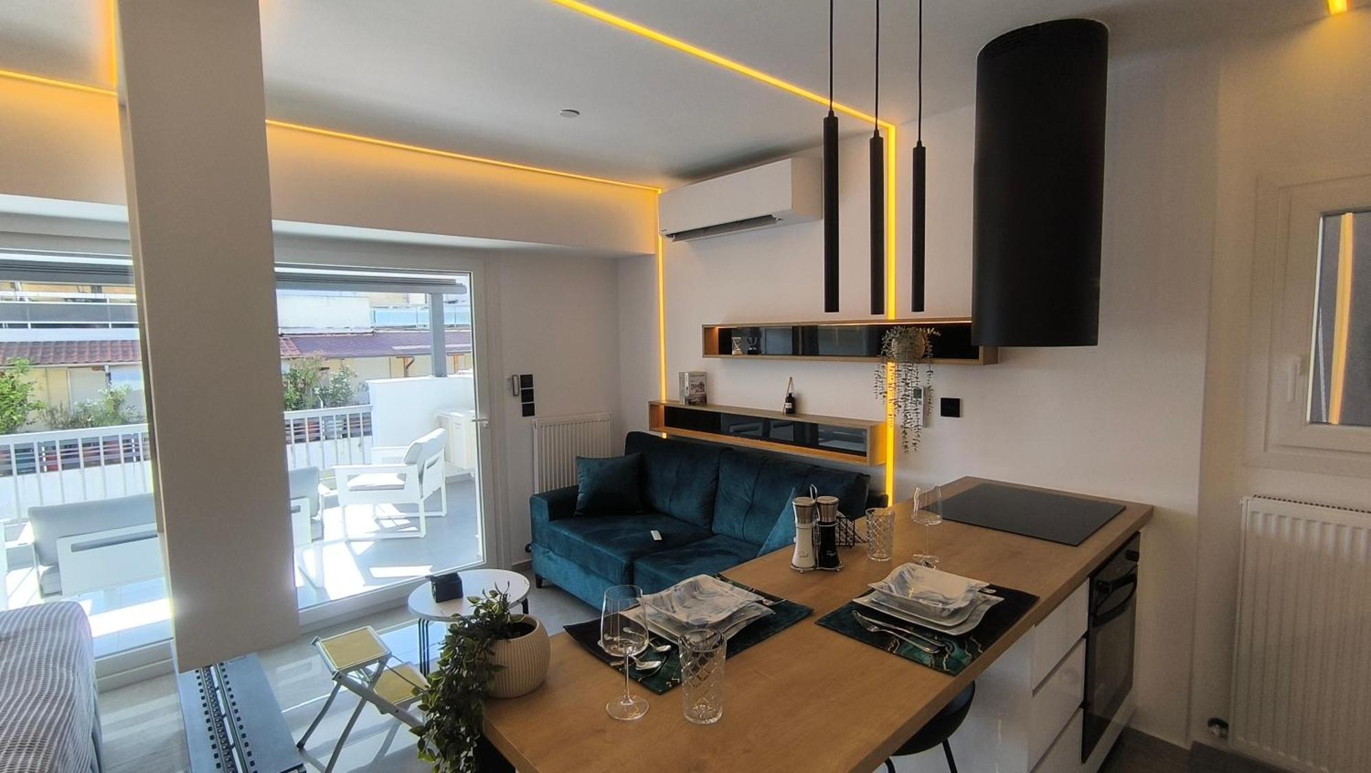 Larisa Absolute Suites, Sky View Smart Home Kültér fotó