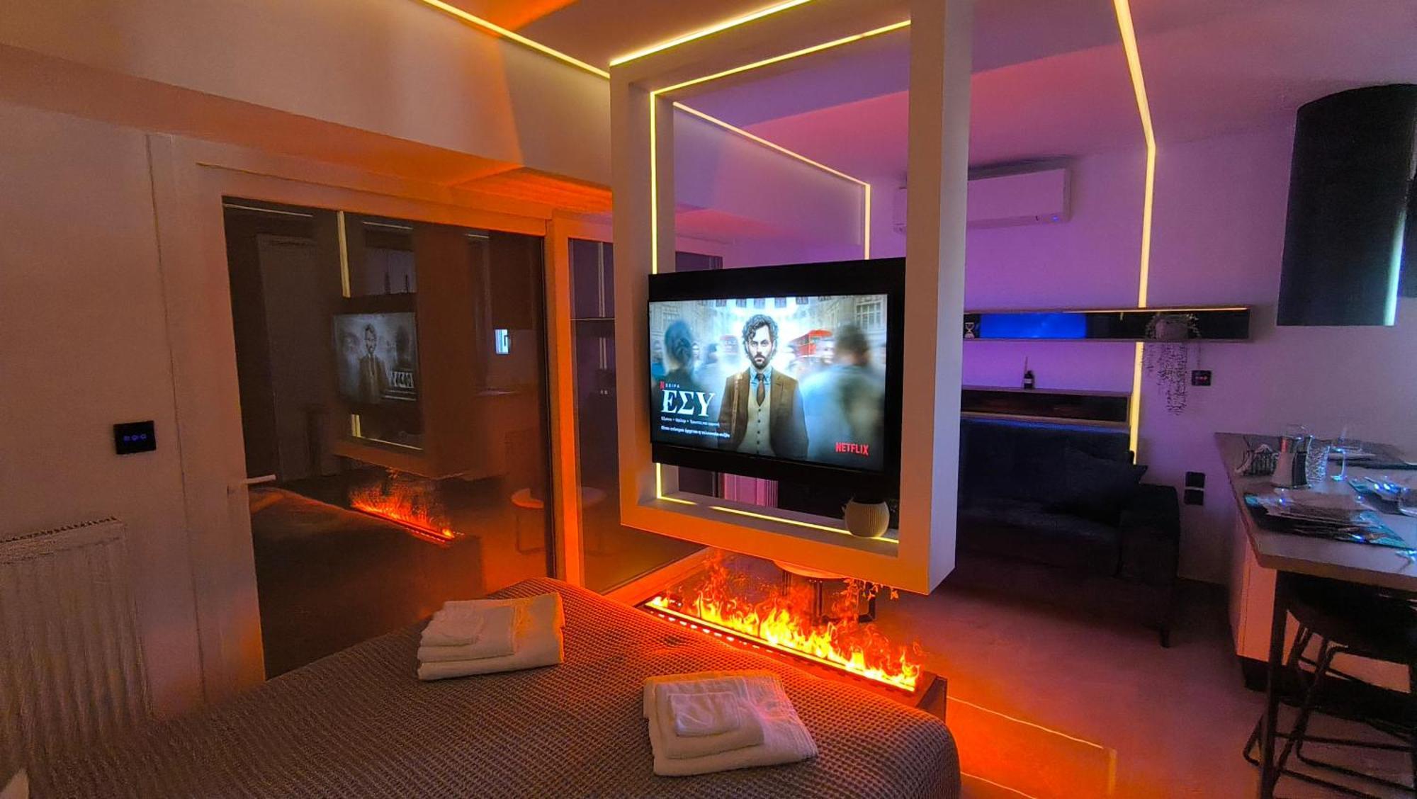Larisa Absolute Suites, Sky View Smart Home Kültér fotó