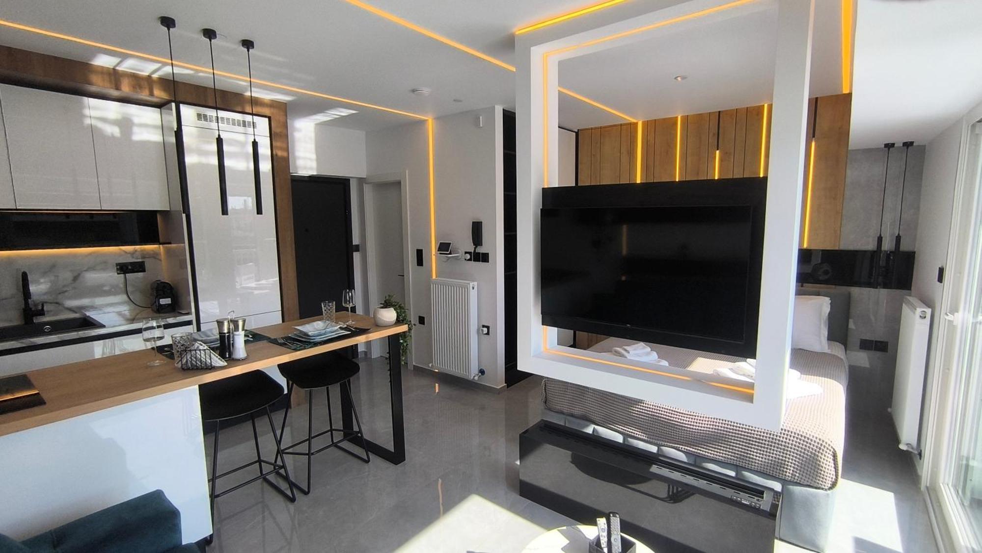 Larisa Absolute Suites, Sky View Smart Home Kültér fotó