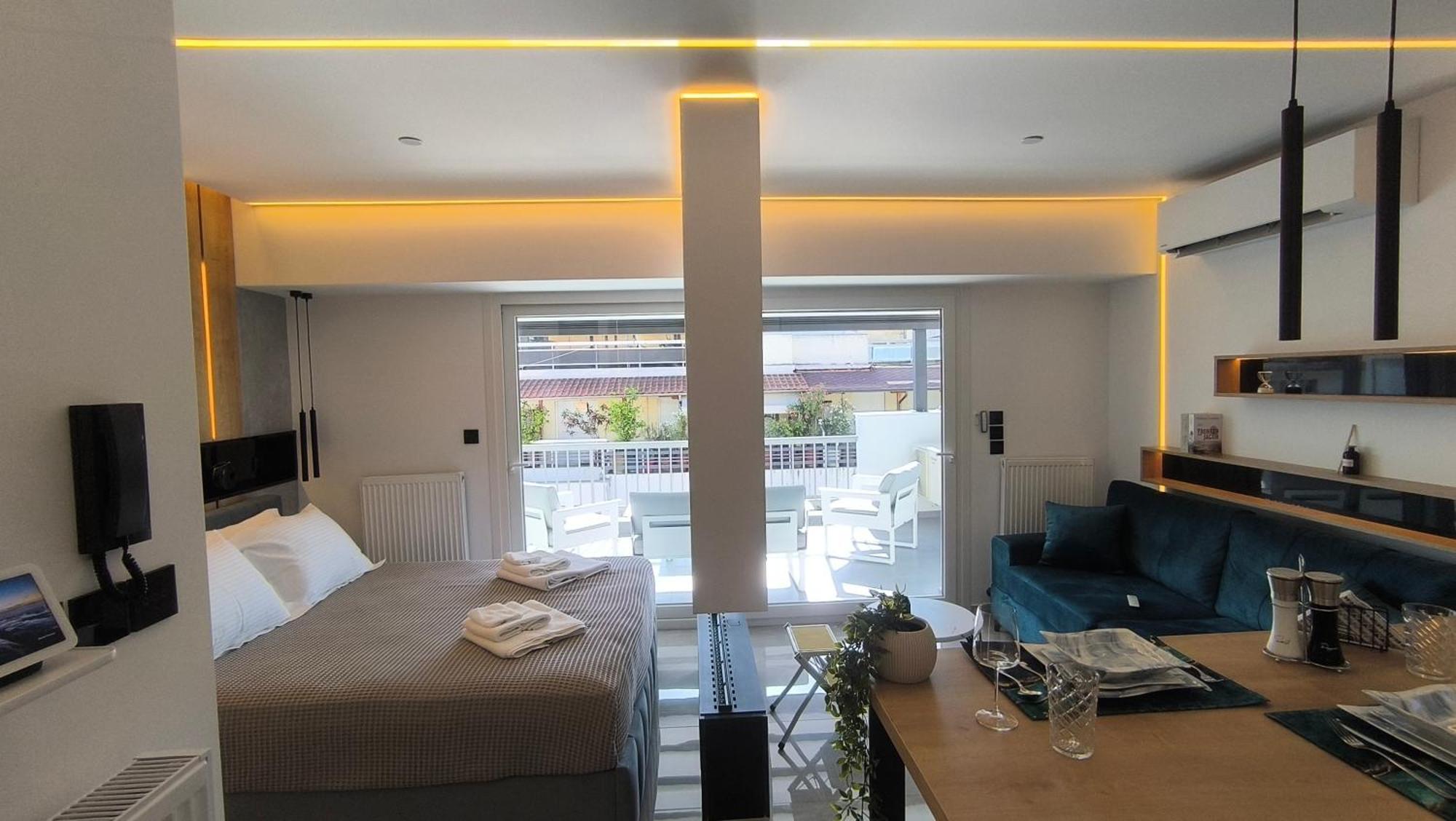 Larisa Absolute Suites, Sky View Smart Home Kültér fotó