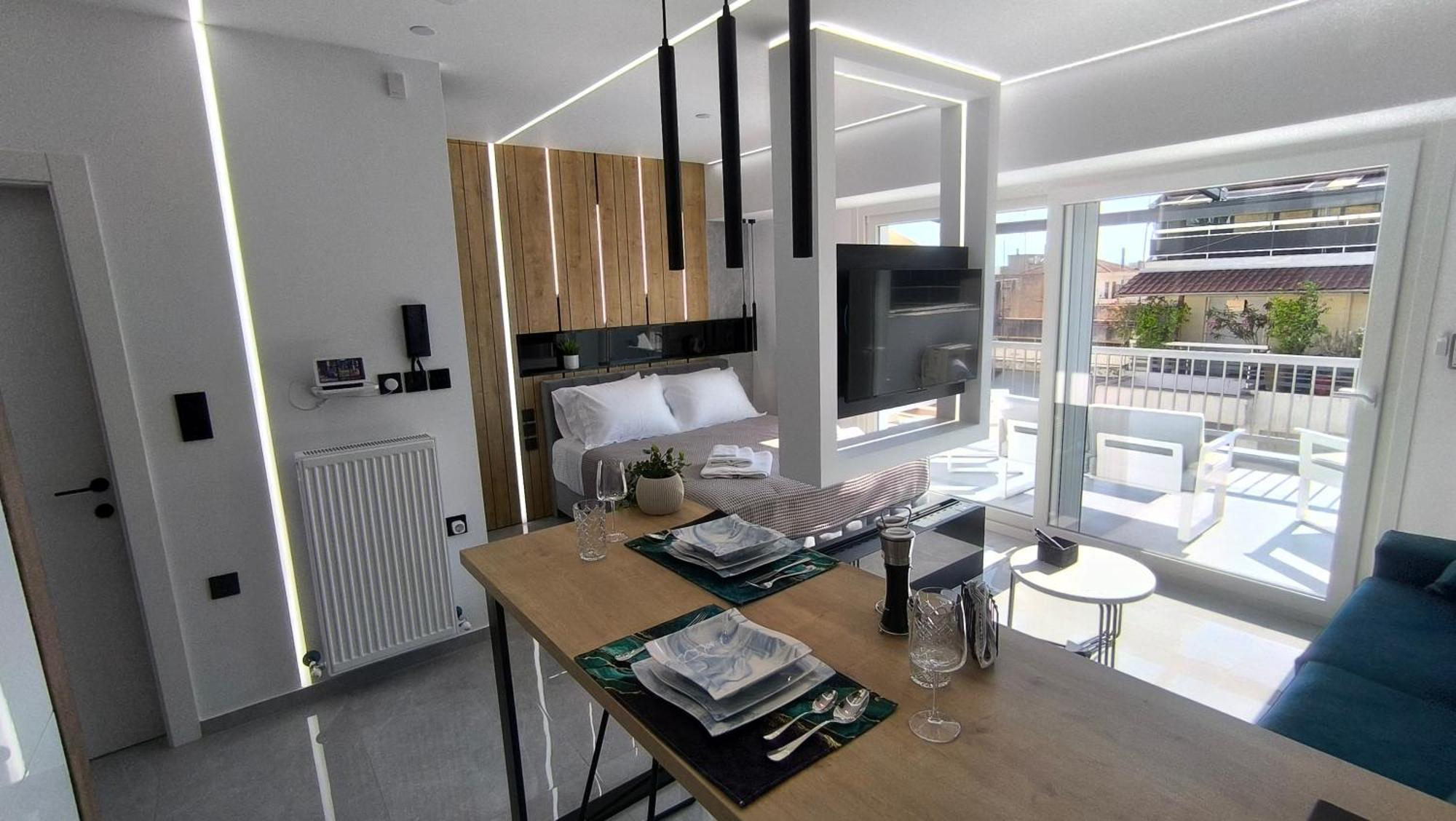 Larisa Absolute Suites, Sky View Smart Home Kültér fotó