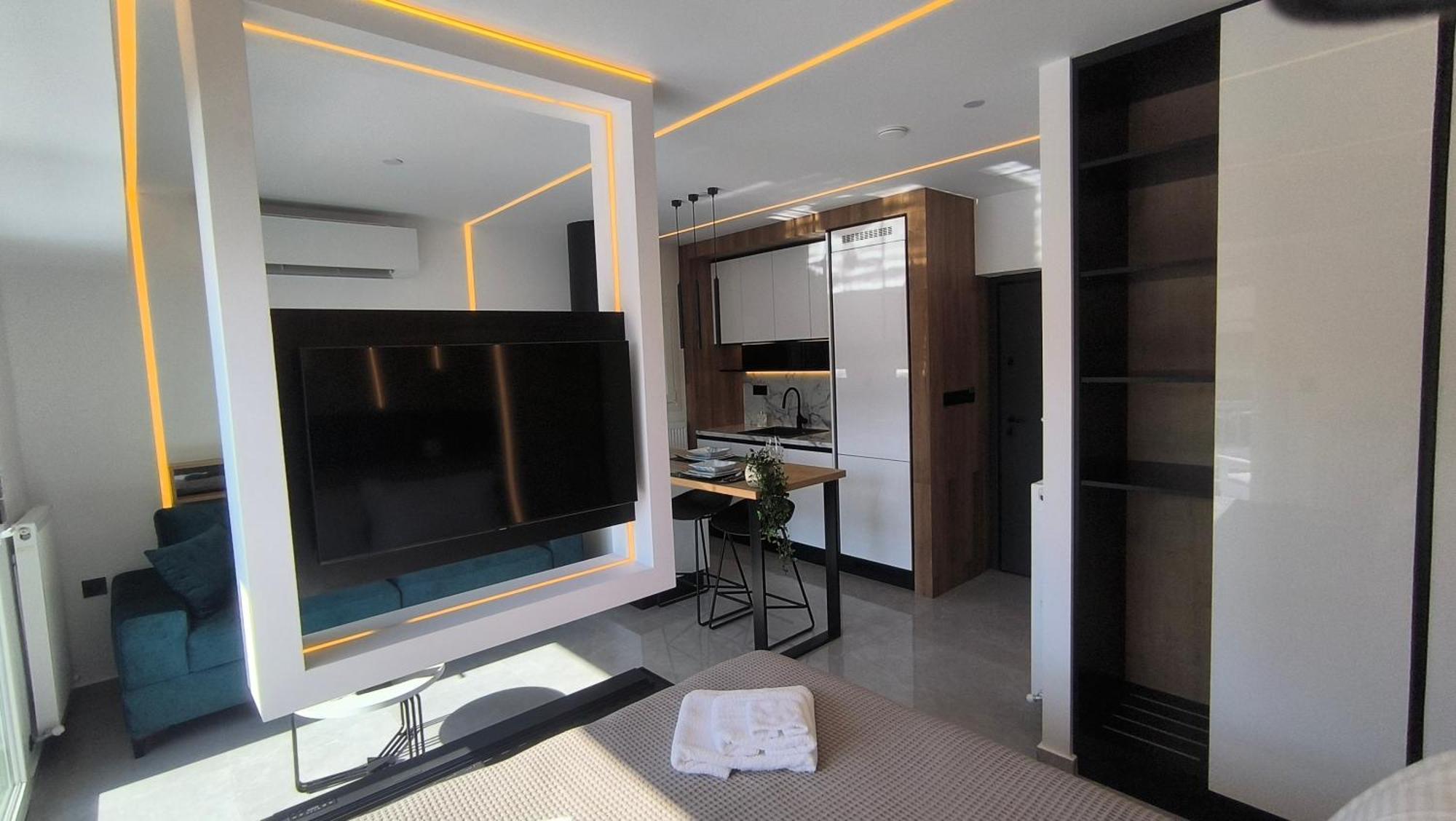 Larisa Absolute Suites, Sky View Smart Home Kültér fotó