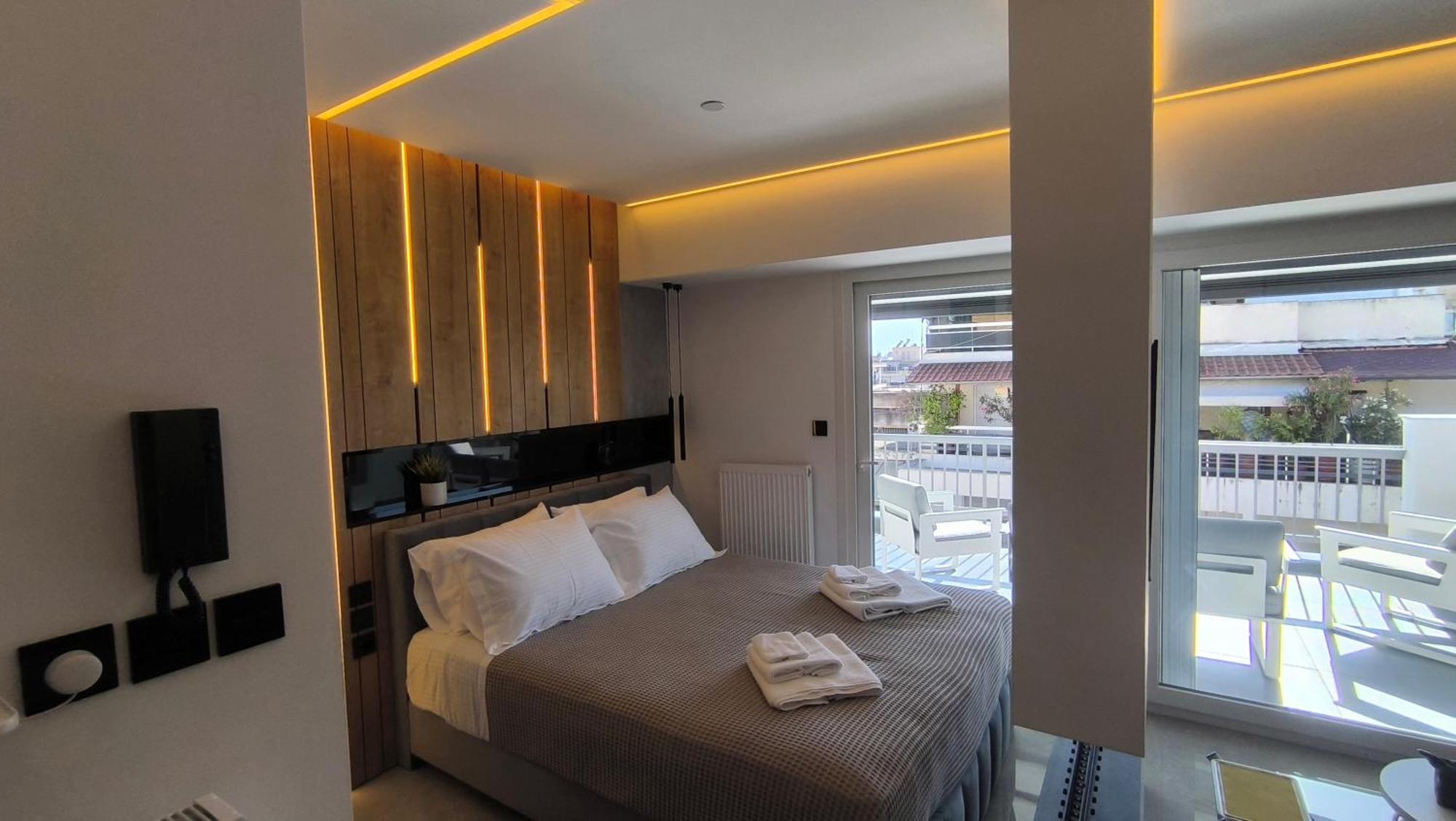 Larisa Absolute Suites, Sky View Smart Home Kültér fotó
